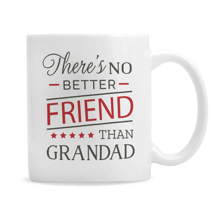 Personalised 'No Better Friend Than Grandad' Mug