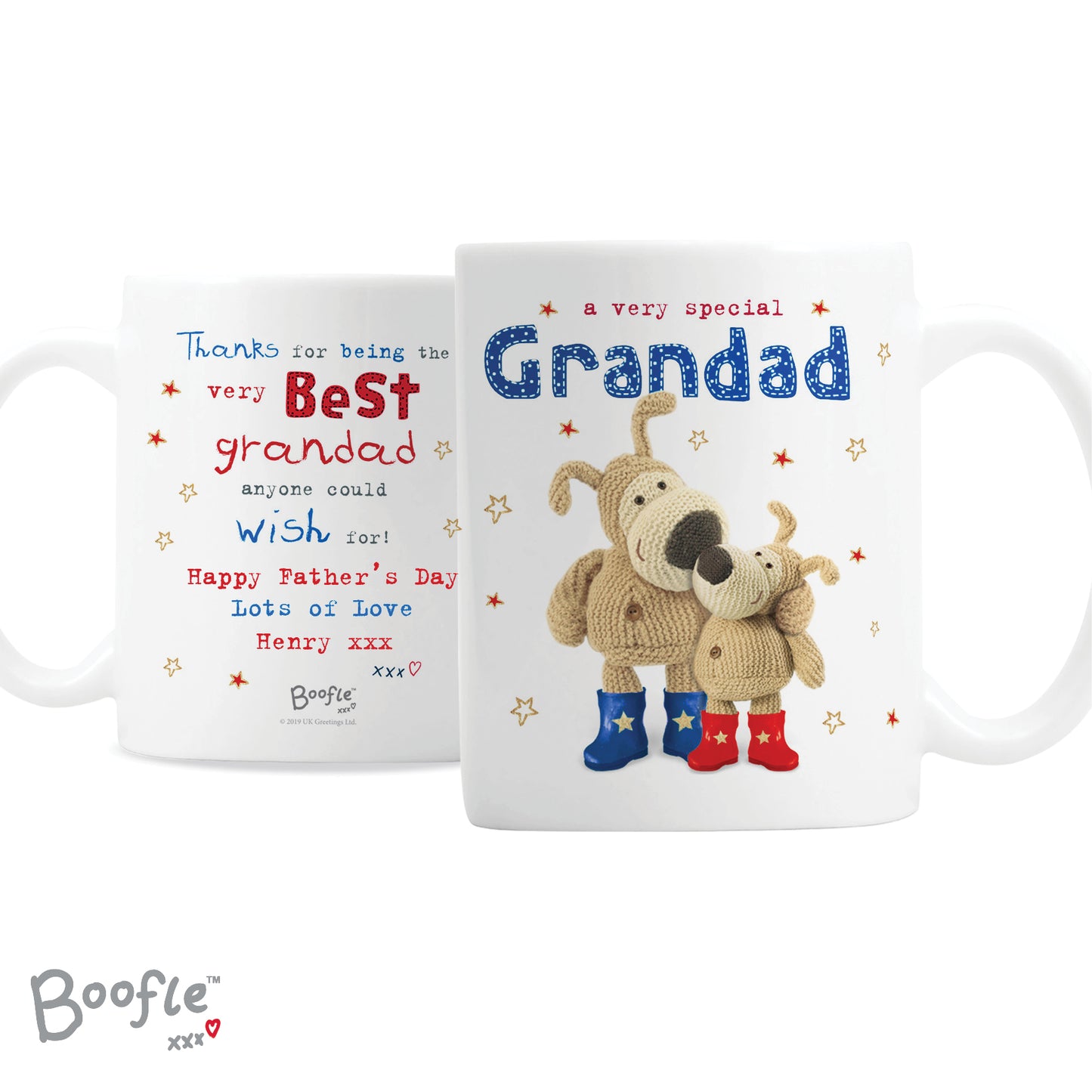 Personalised Boofle Special Grandad Mug