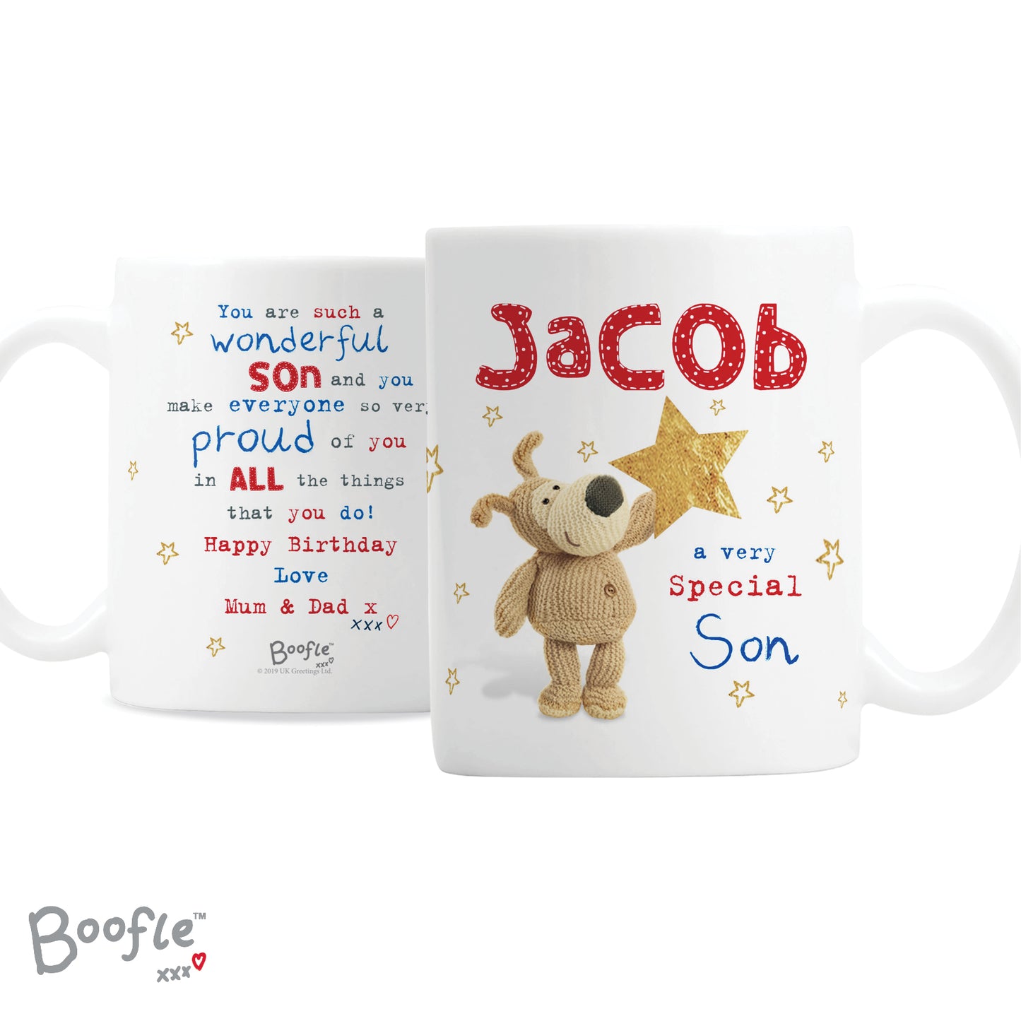 Personalised Boofle Very Special Star Mug