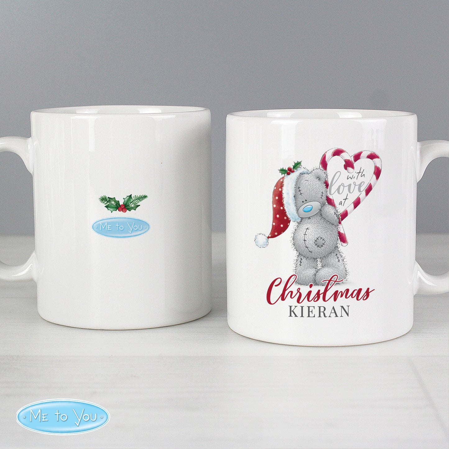 Personalised Me To You 'With Love At Christmas' Couples Mug Set