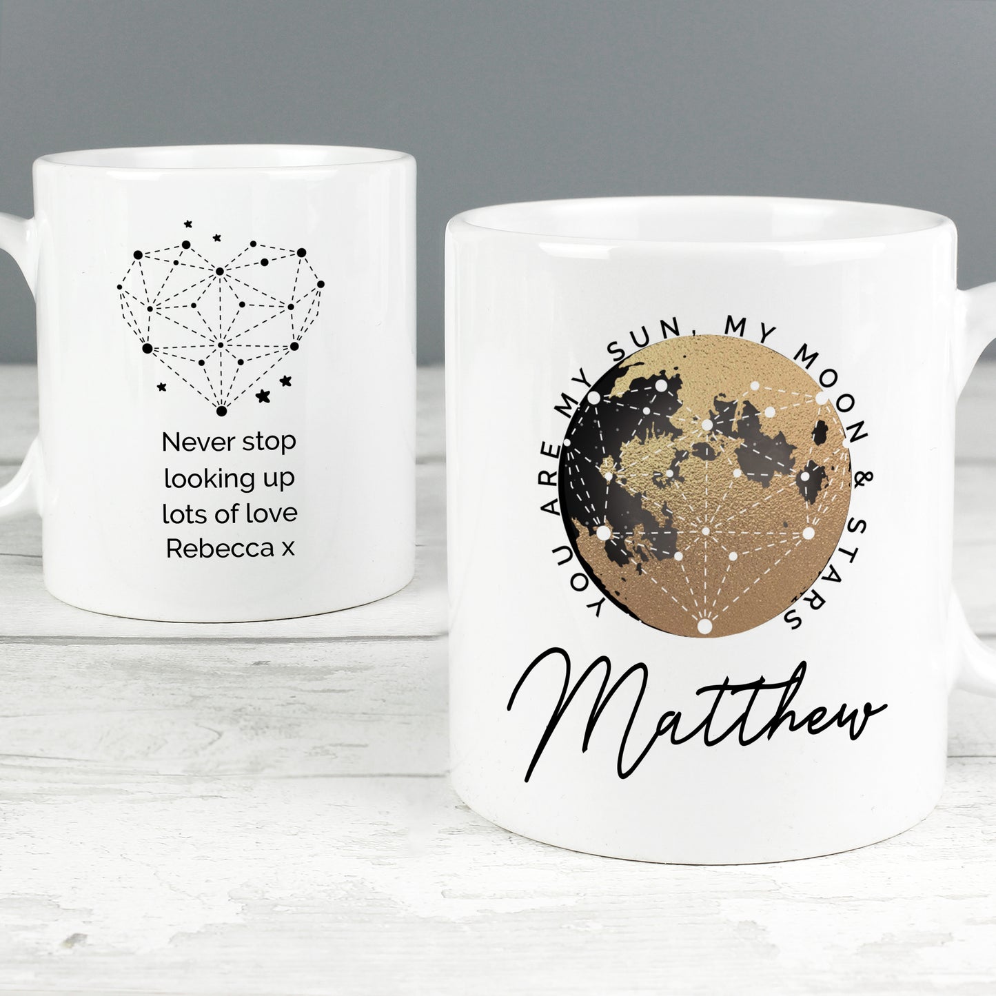 Personalised You Are My Sun My Moon Mug