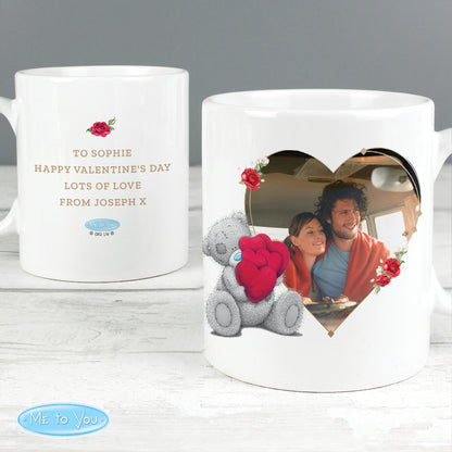 Personalised Me To You Valentines Photo Upload Mug