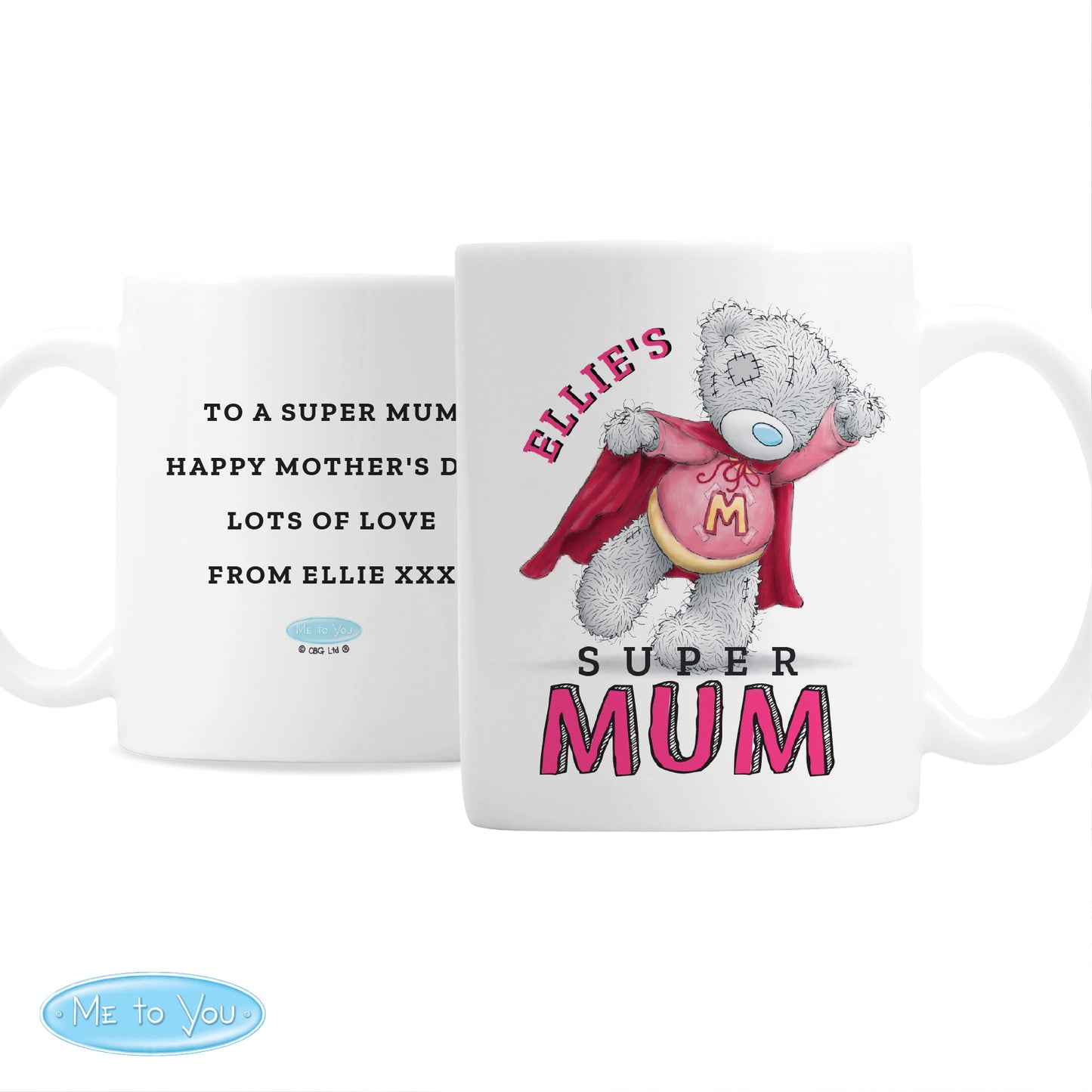 Personalised Me To You Super Mum Mug