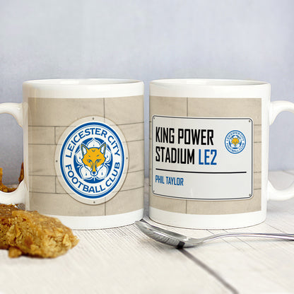 Leicester City FC Street Sign Mug