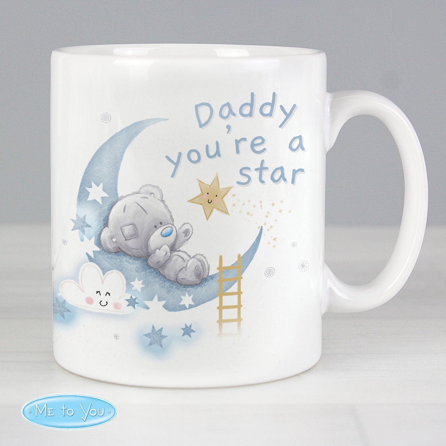 Personalised Tiny Tatty Teddy Daddy You're A Star Mug