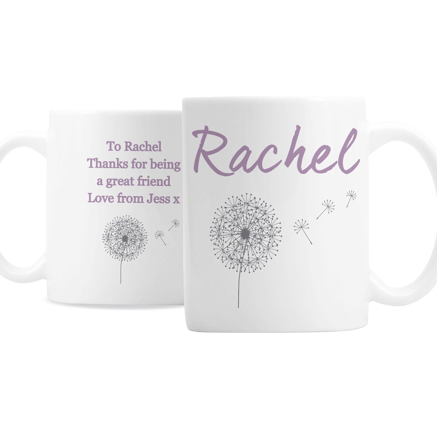 Personalised Dandelion Mug