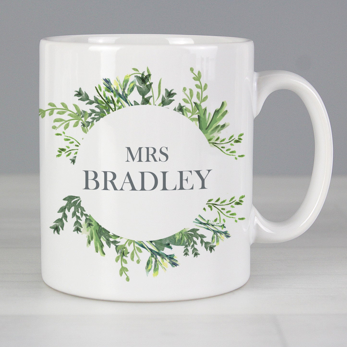 Personalised Botanical Mug