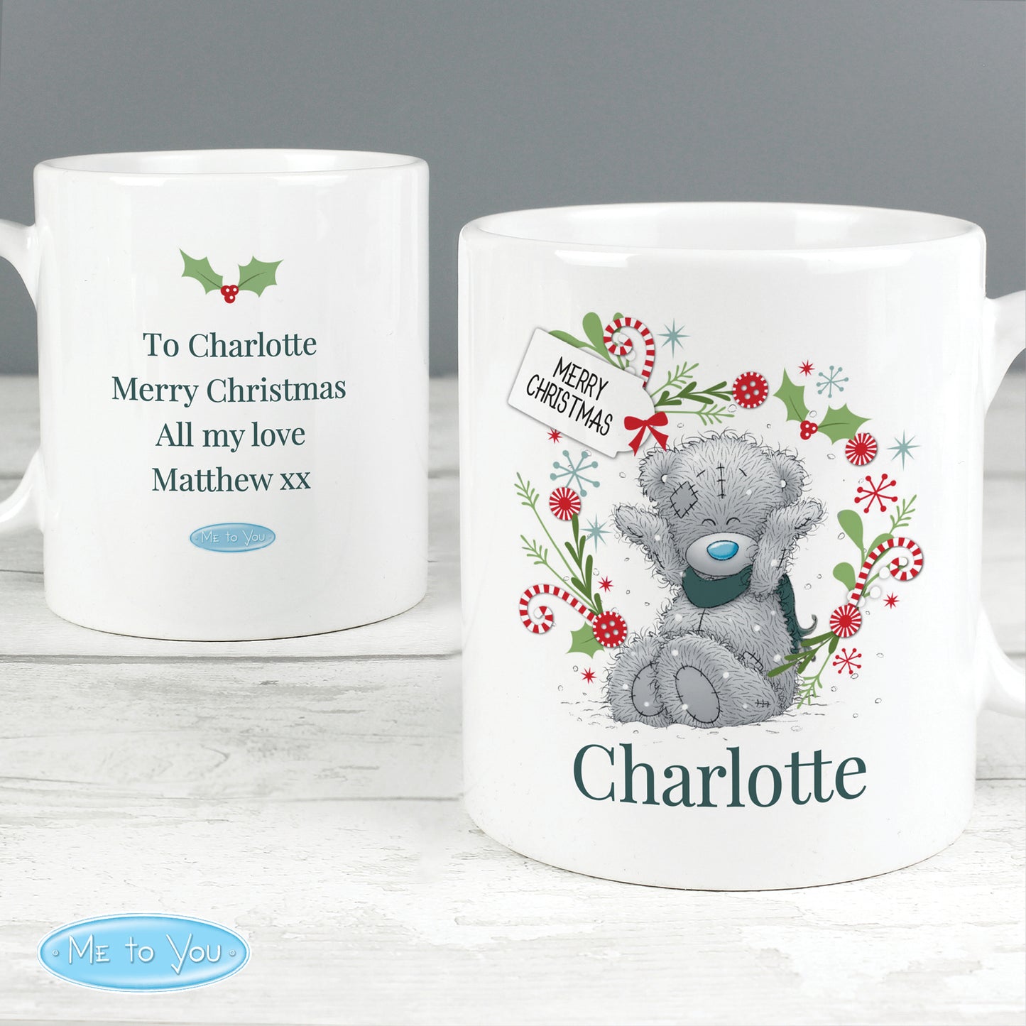 Personalised Me to You 'For Grandad Dad' Christmas Mug