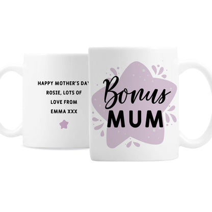 Personalised To My Bonus Mum Mug