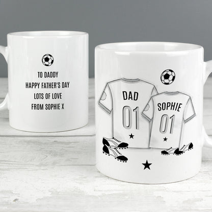 Personalised Football Mini Me Mug