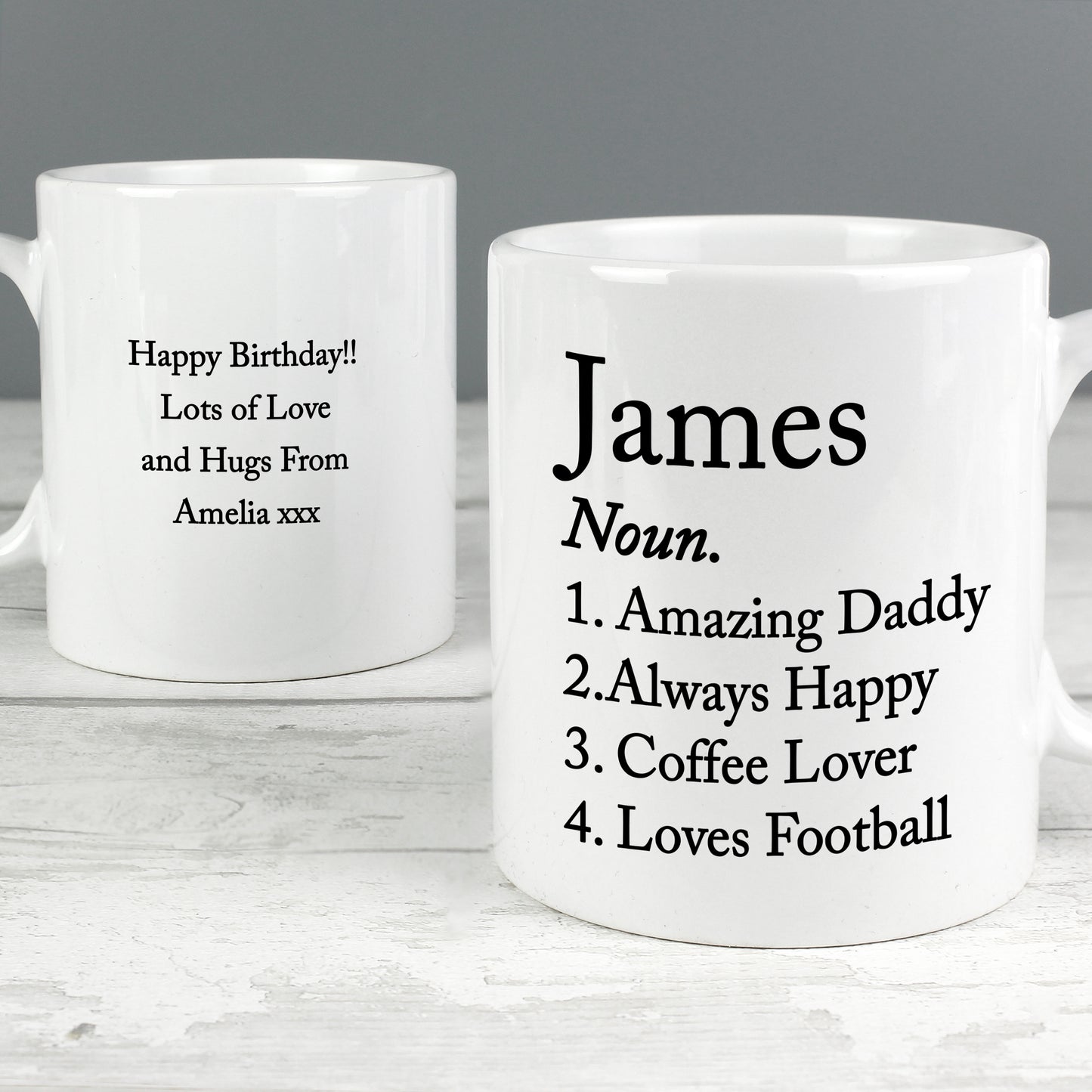 Personalised Dictionary Definition Mug