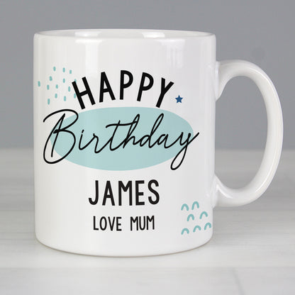 Personalised Happy Birthday Mug