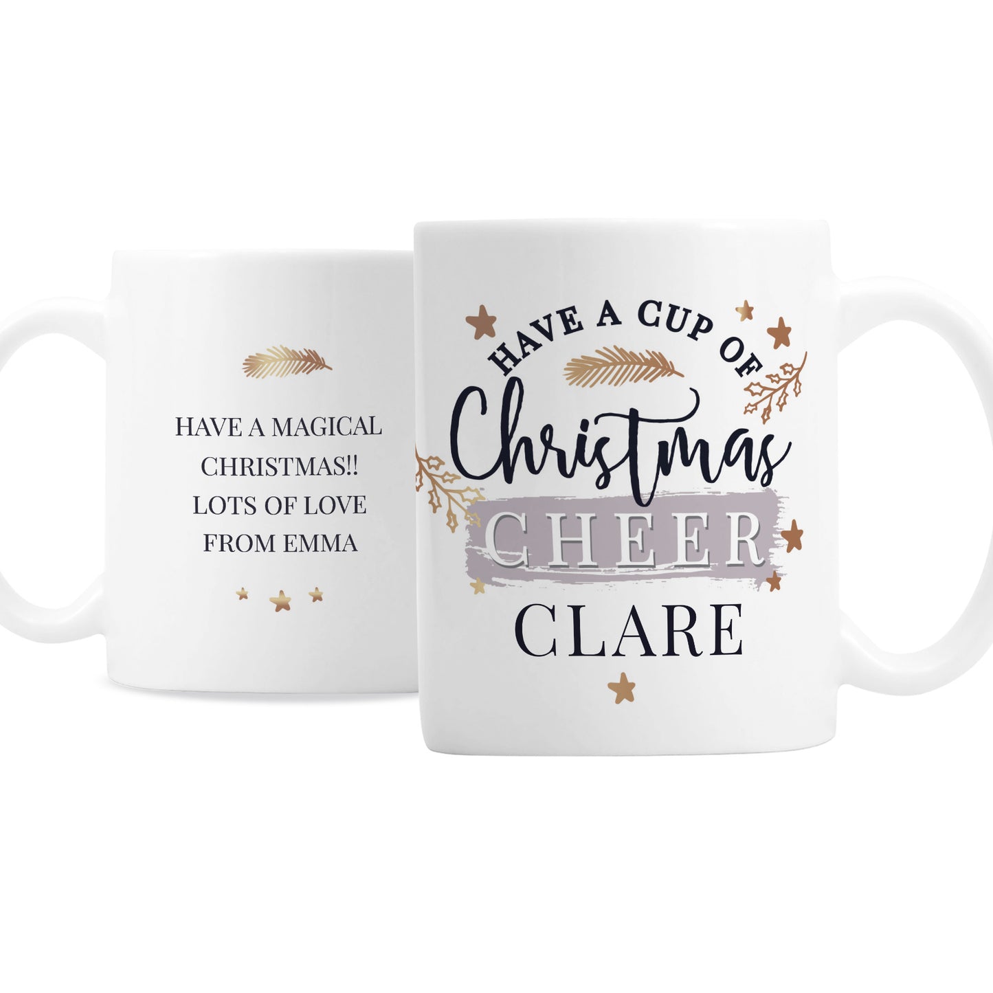 Personalised Cup of Christmas Cheer Mug