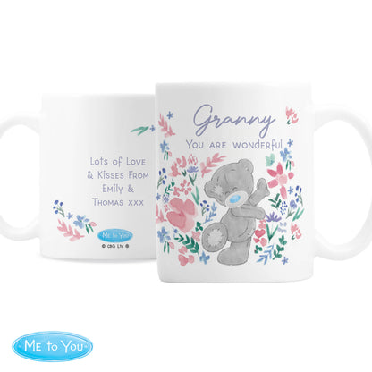 Personalised Me To You Pastel Floral Mug