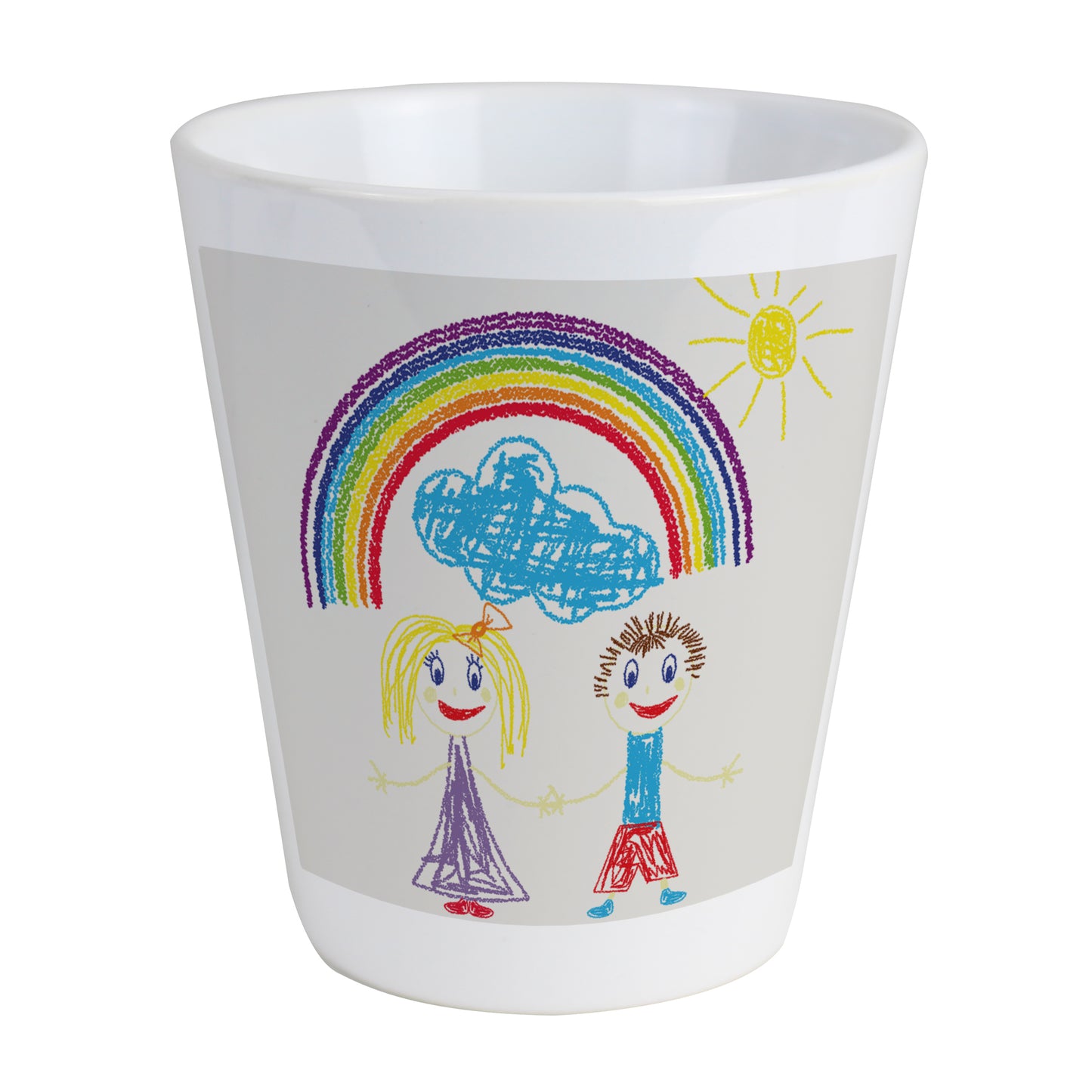 Personalised Childrens Drawing Photo Upload Plant Pot