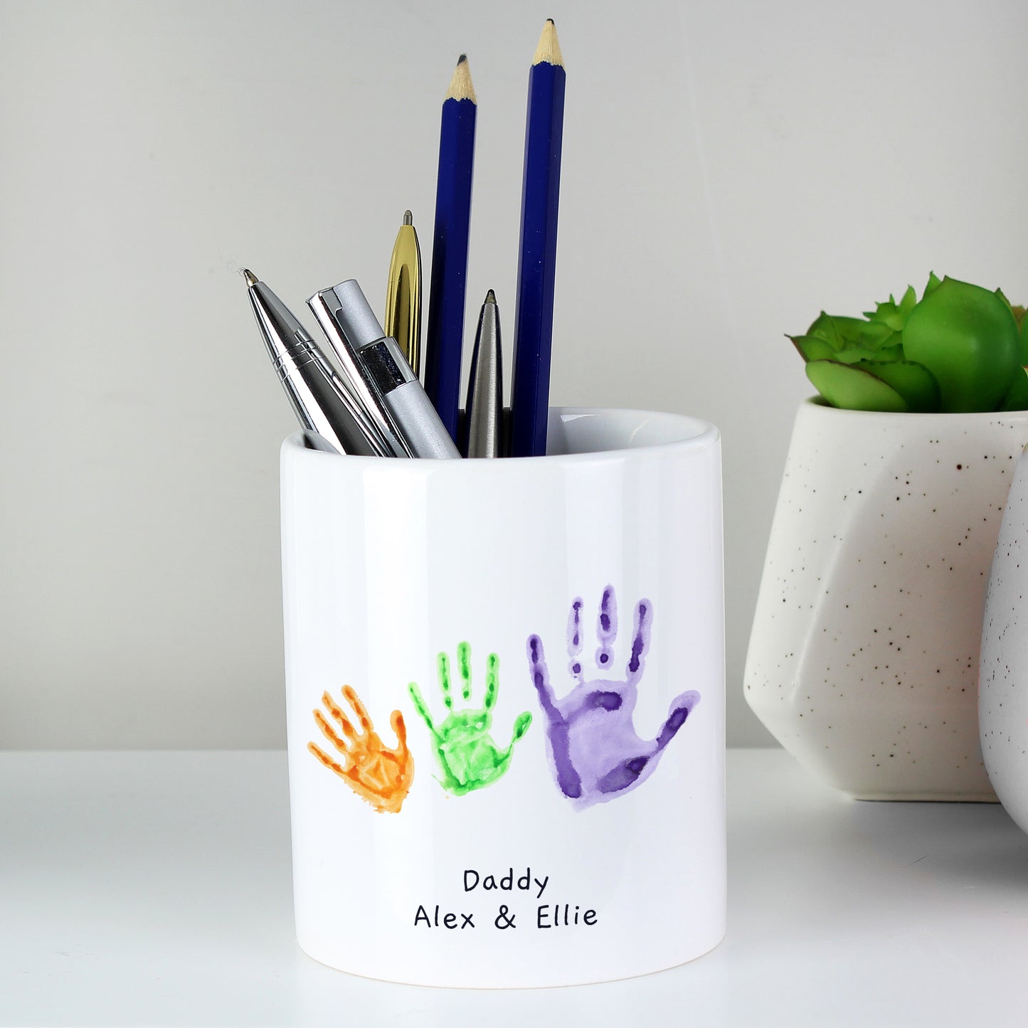 Personalised Childrens Drawing Photo Storage Pot