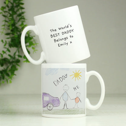 Personalised Childrens Drawing Photo Upload Mug