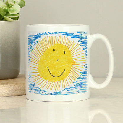 Personalised Childrens Drawing Photo Upload Mug