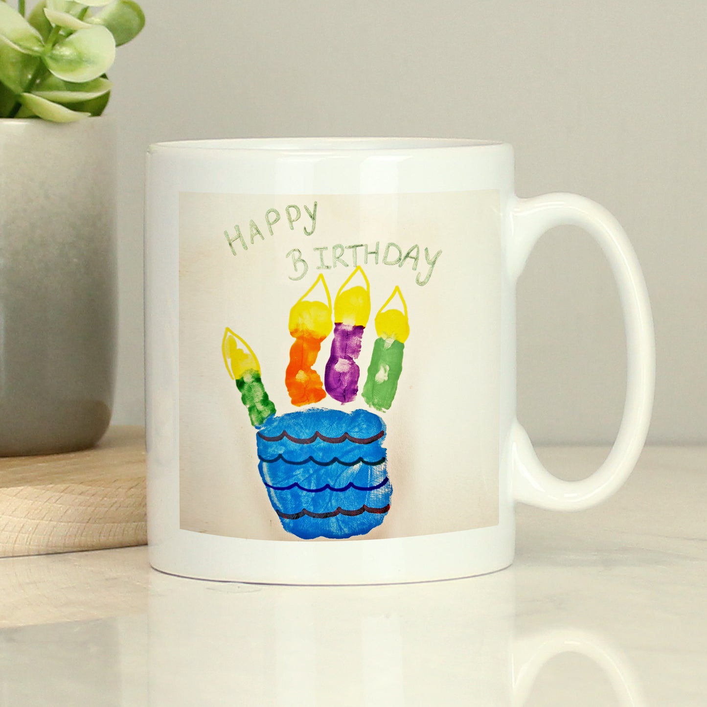 Personalised Childrens Drawing Photo Upload Mug