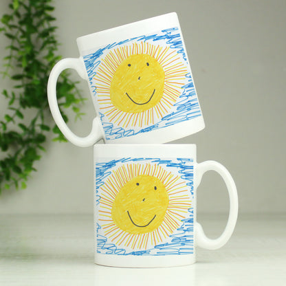 Personalised Childrens Drawing Photo Upload Mug