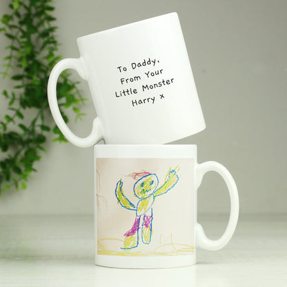 Personalised Childrens Drawing Photo Upload Mug