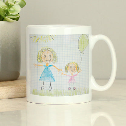 Personalised Childrens Drawing Photo Upload Mug