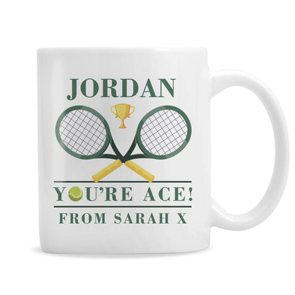 Personalised Tennis Mug