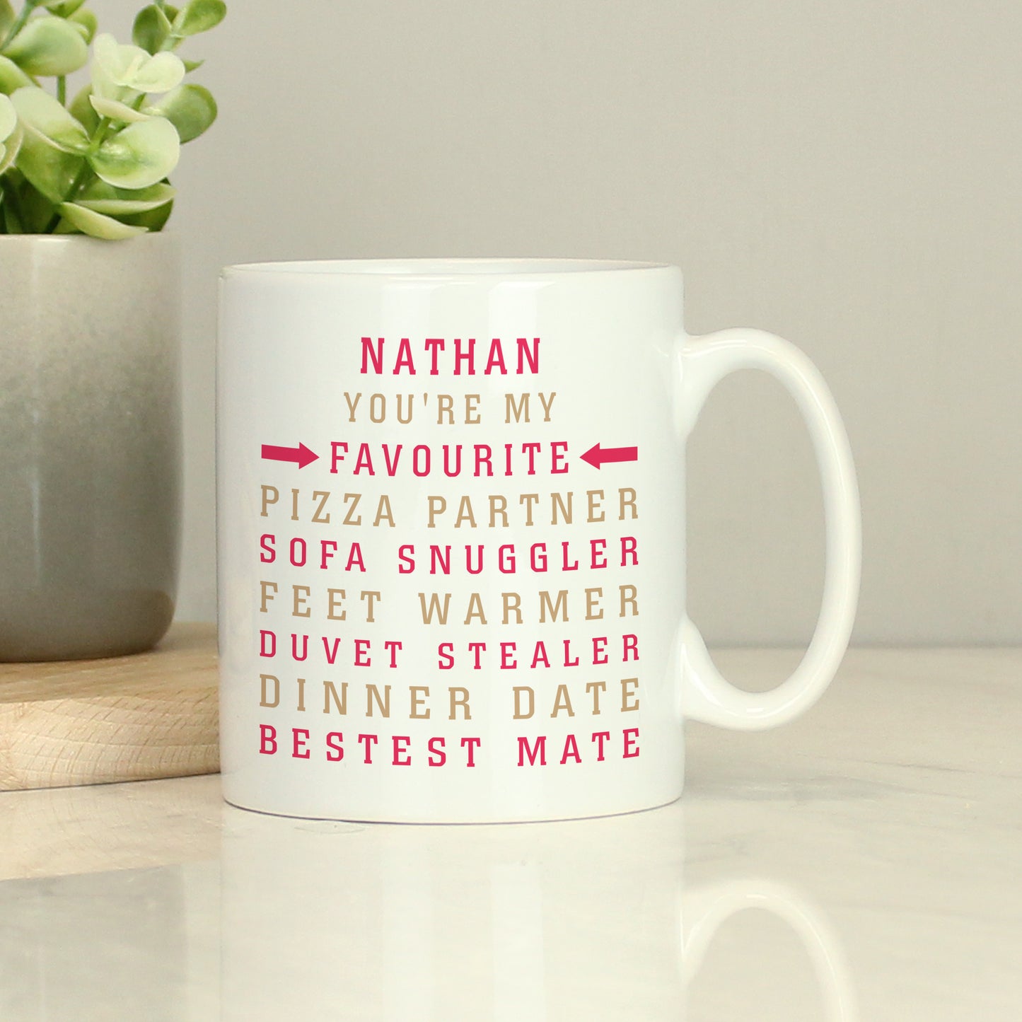 Personalised Hotchpotch My Favourite Mug