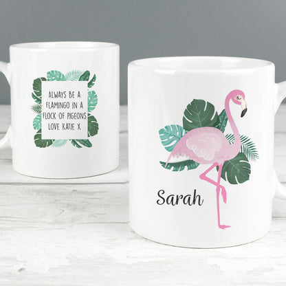 Personalised Flamingo Mug