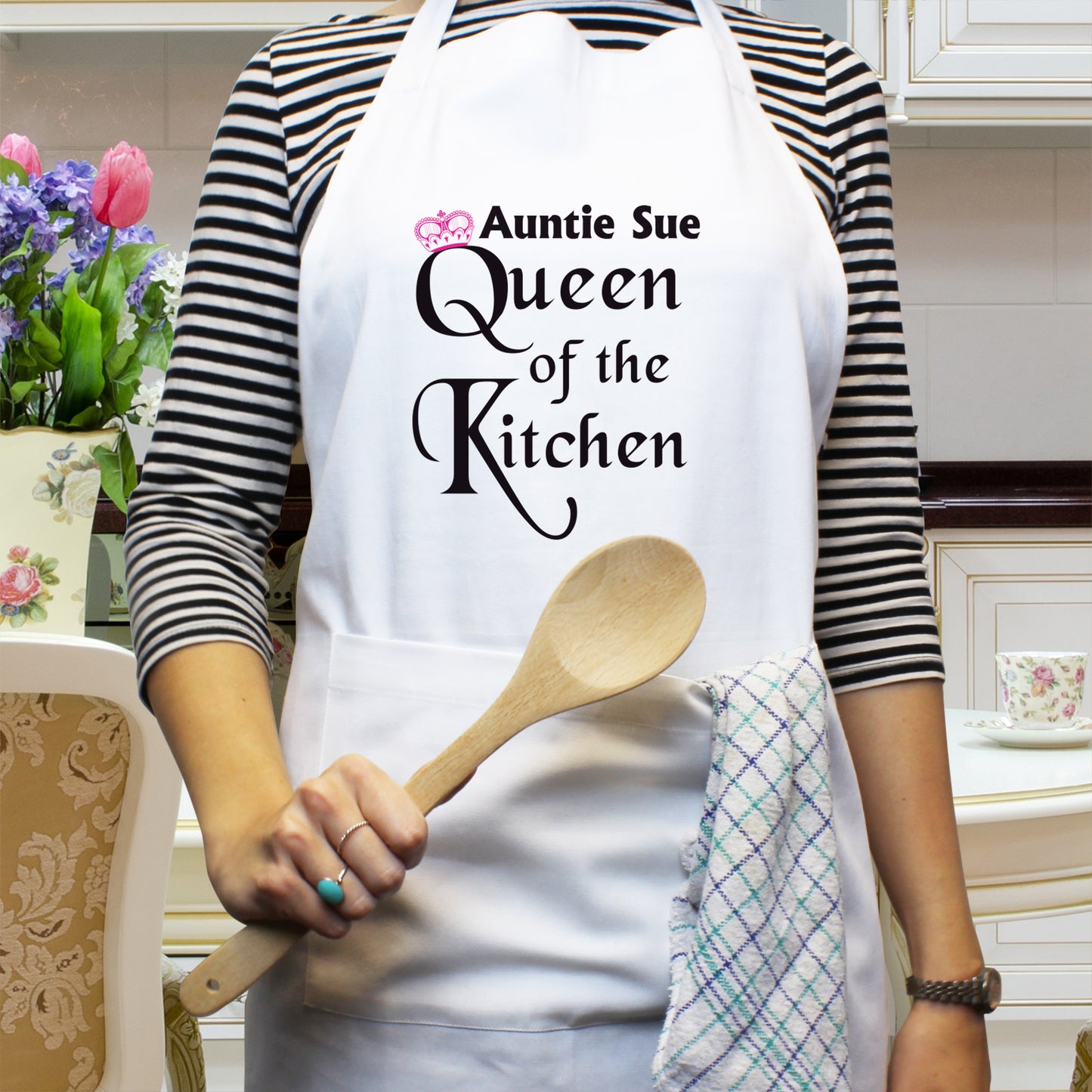 Personalised Queen of the Kitchen Apron