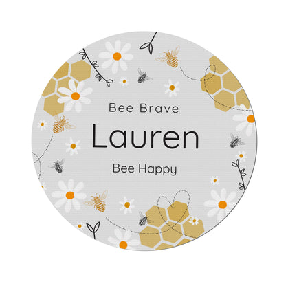 Personalised Bee Mouse Mat