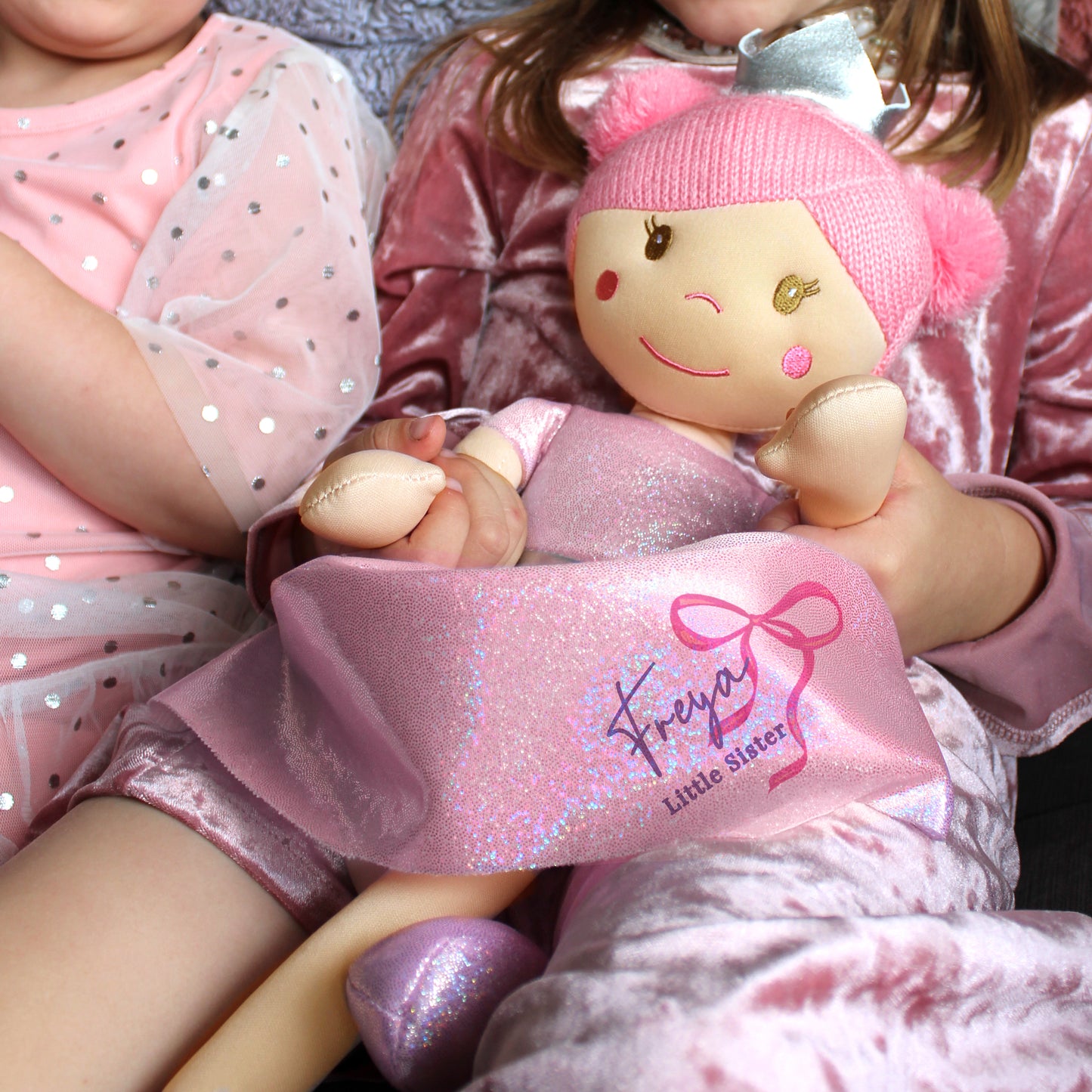 Personalised Bow Princess Rag Doll