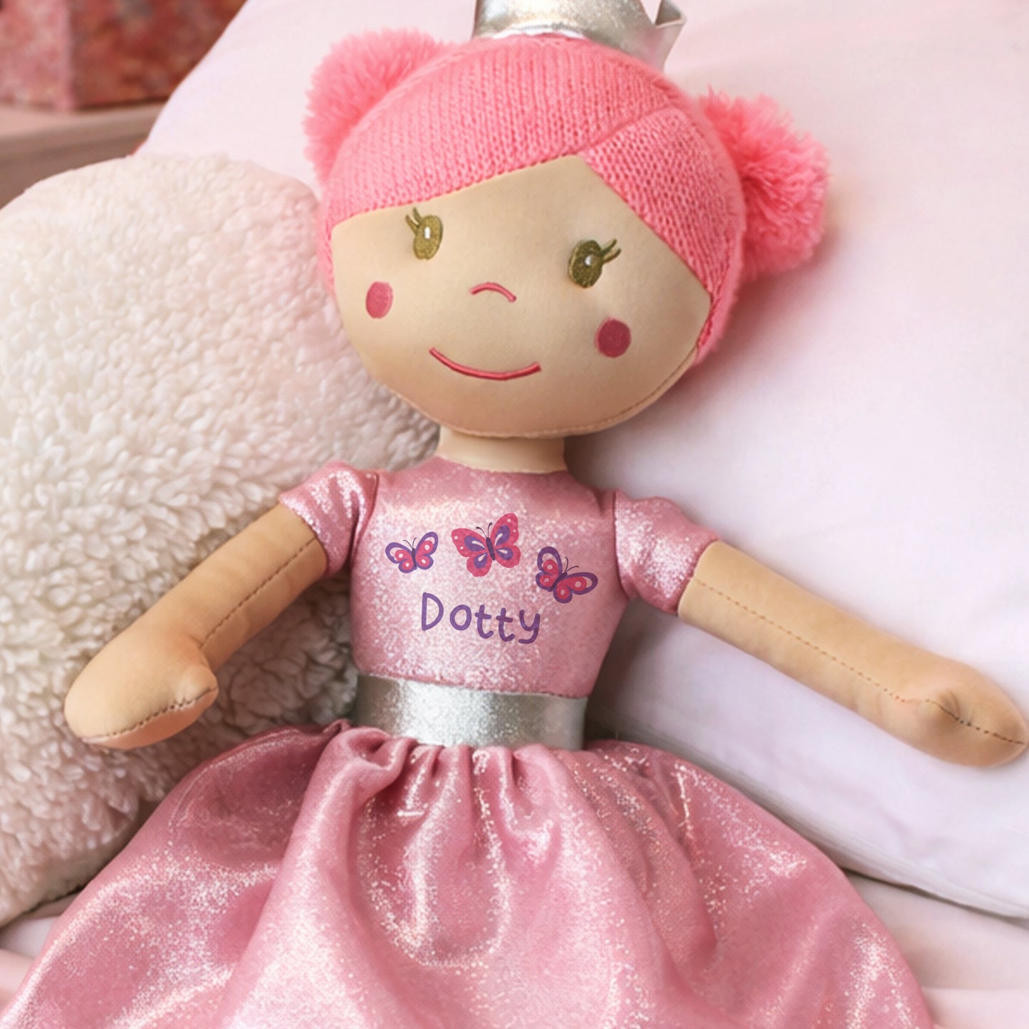 Personalised Butterfly Princess Rag Doll