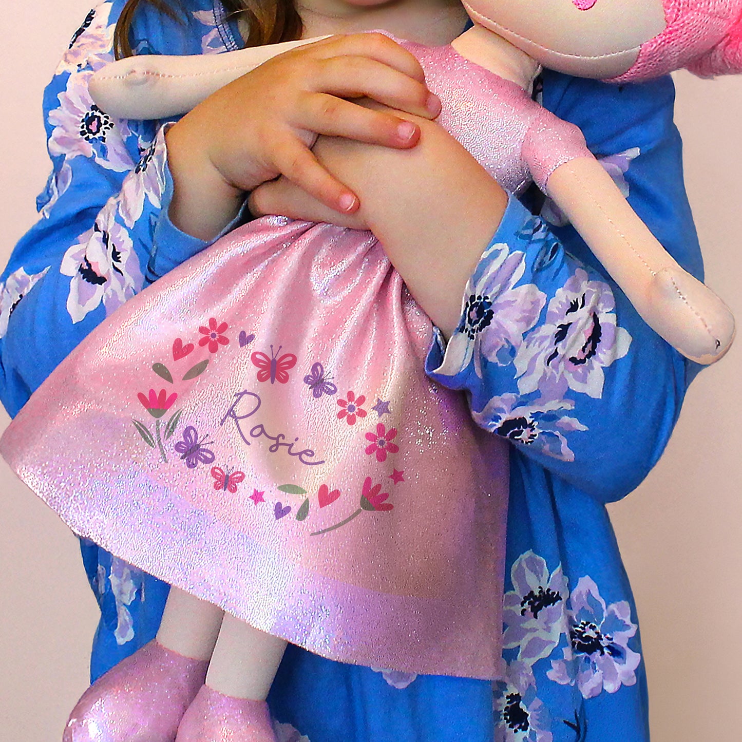 Personalised Floral Princess Rag Doll