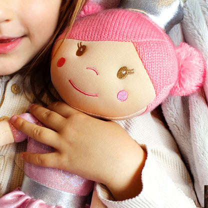 Personalised Floral Princess Rag Doll