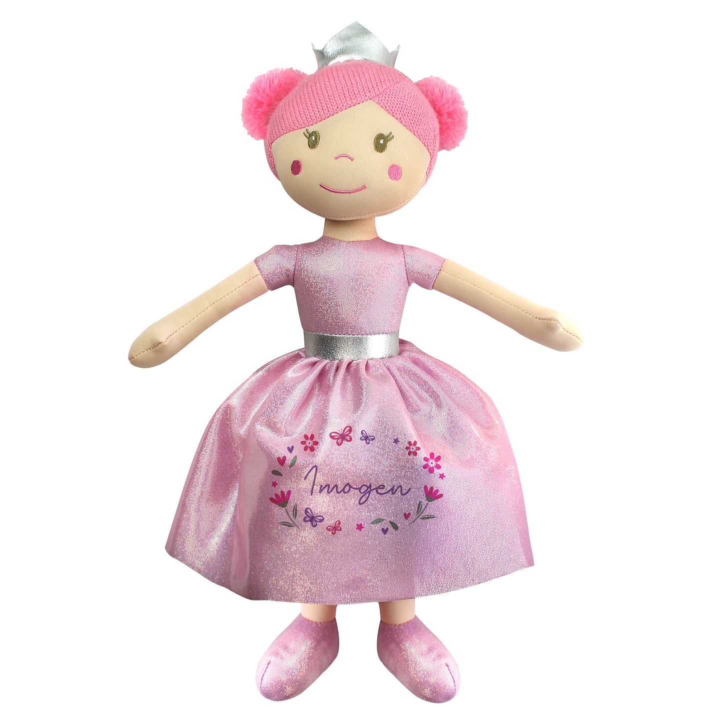 Personalised Floral Princess Rag Doll