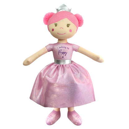 Personalised I Belong To Princess Rag Doll