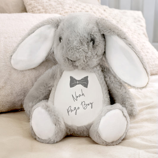 Personalised Bow Tie Bunny