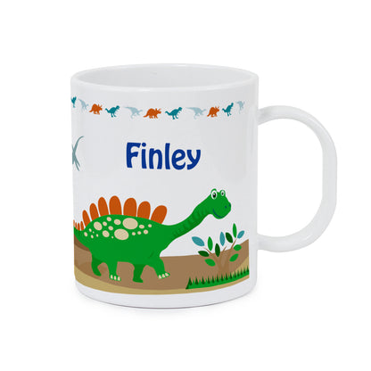 Personalised Dinosaur Plastic Mug