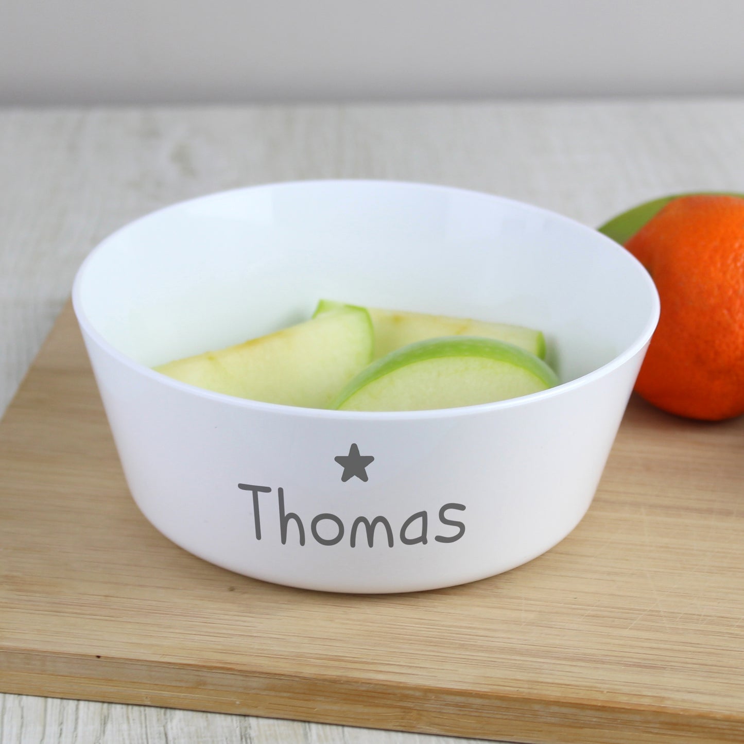 Personalised Name Only Plastic Bowl