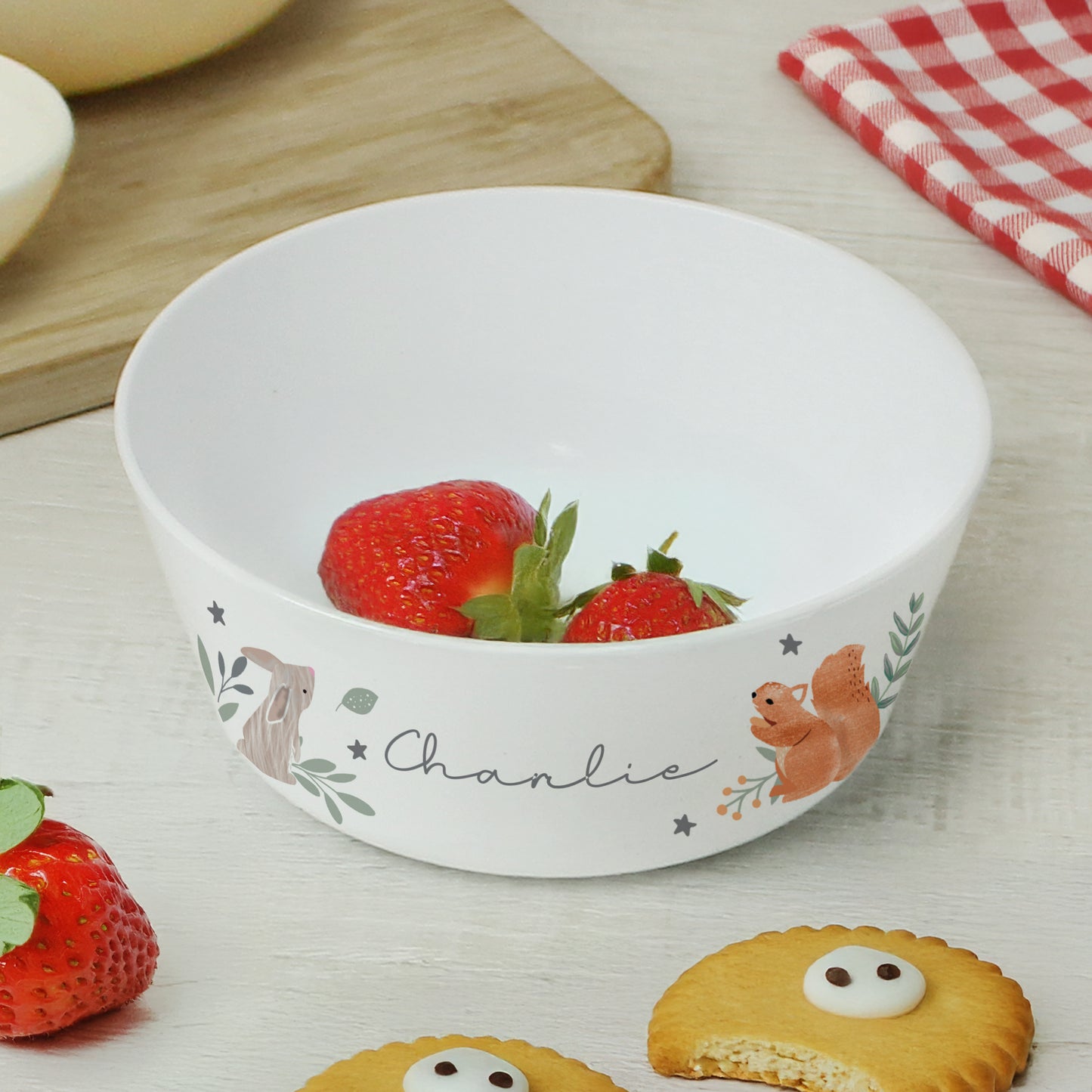 Personalised Woodland Animals Bowl