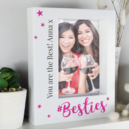 Personalised Besties 5x7 Box Photo Frame