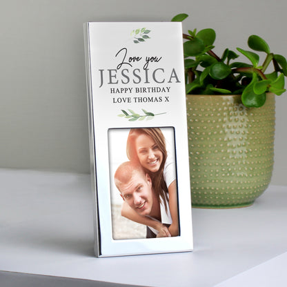 Personalised Botanical 2x3 Photo Frame