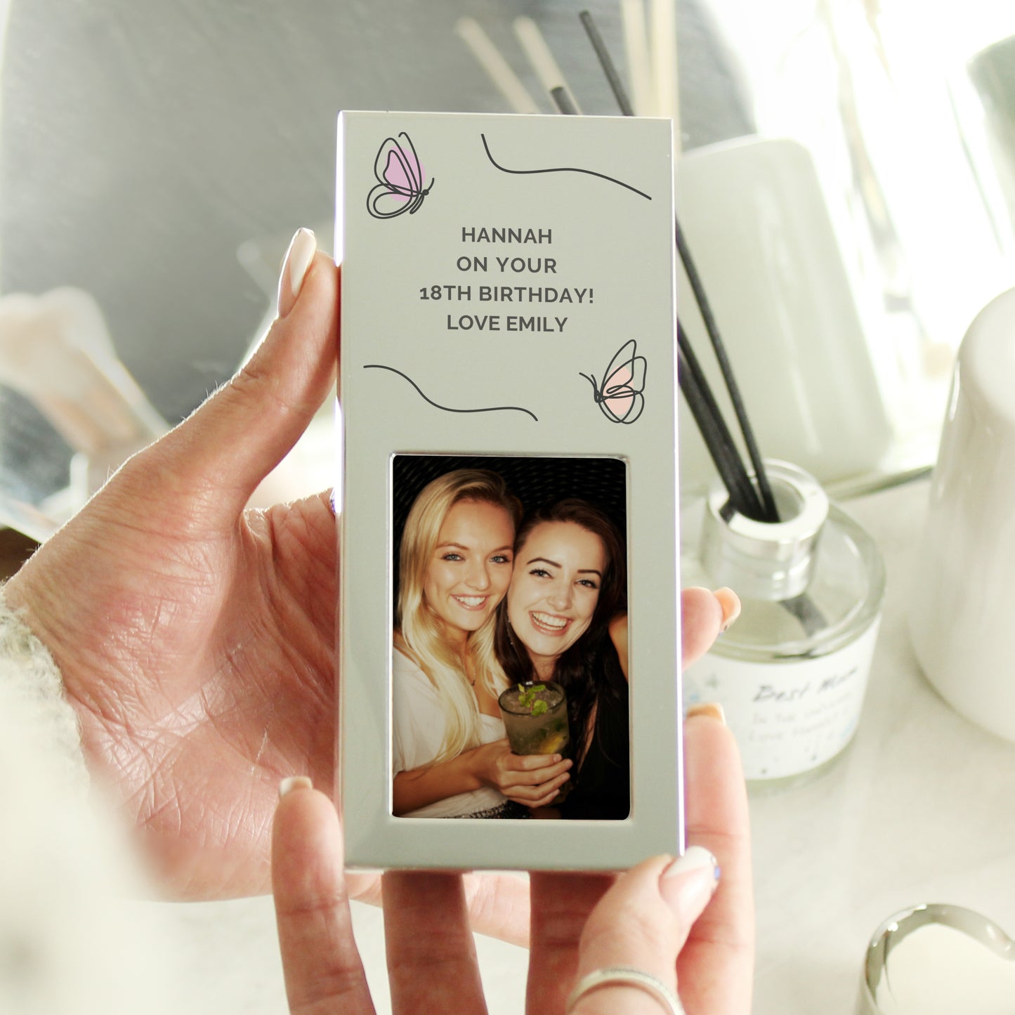 Personalised Butterfly 2x3 Photo Frame