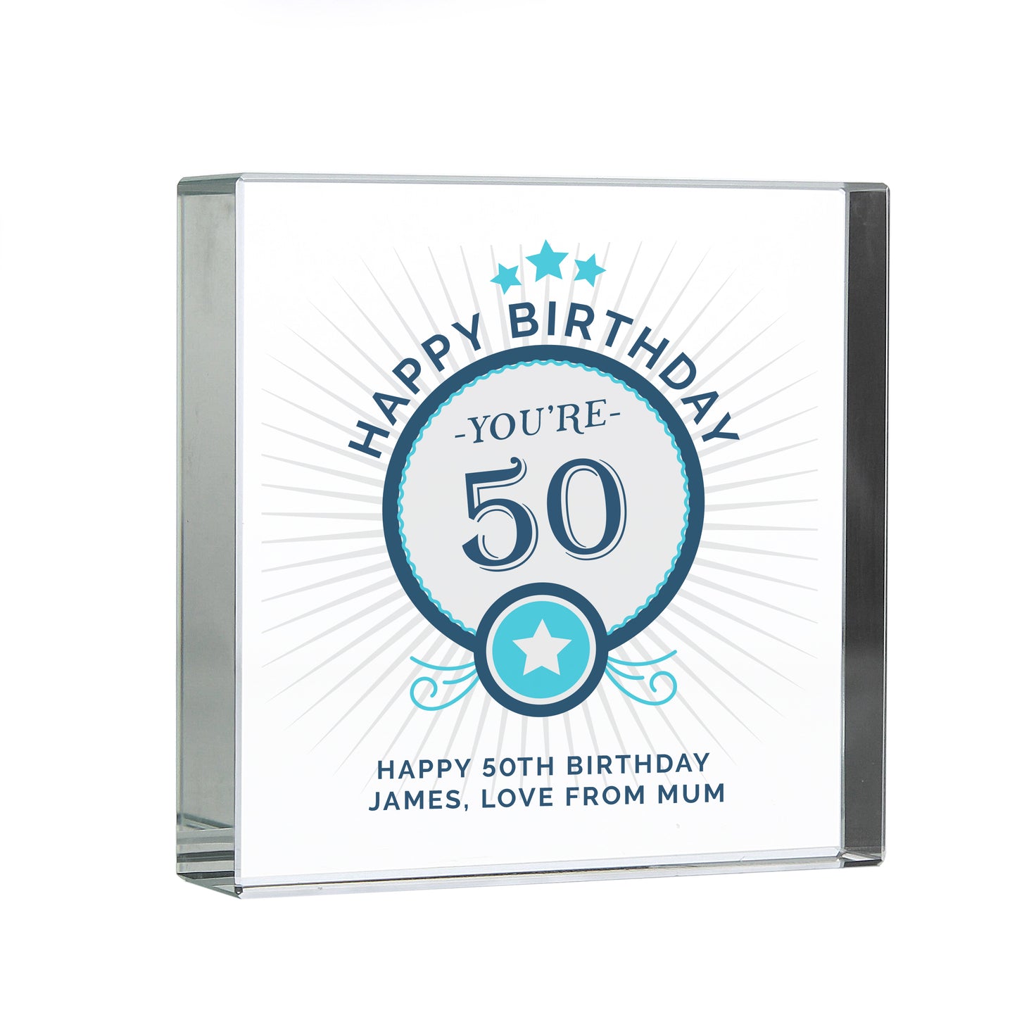 Personalised Birthday Crystal Token