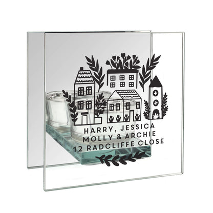 Personalised Home Glass Tealight