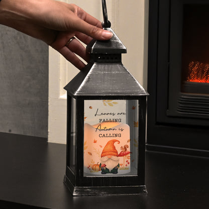 Personalised Autumn Gonk LED Lantern
