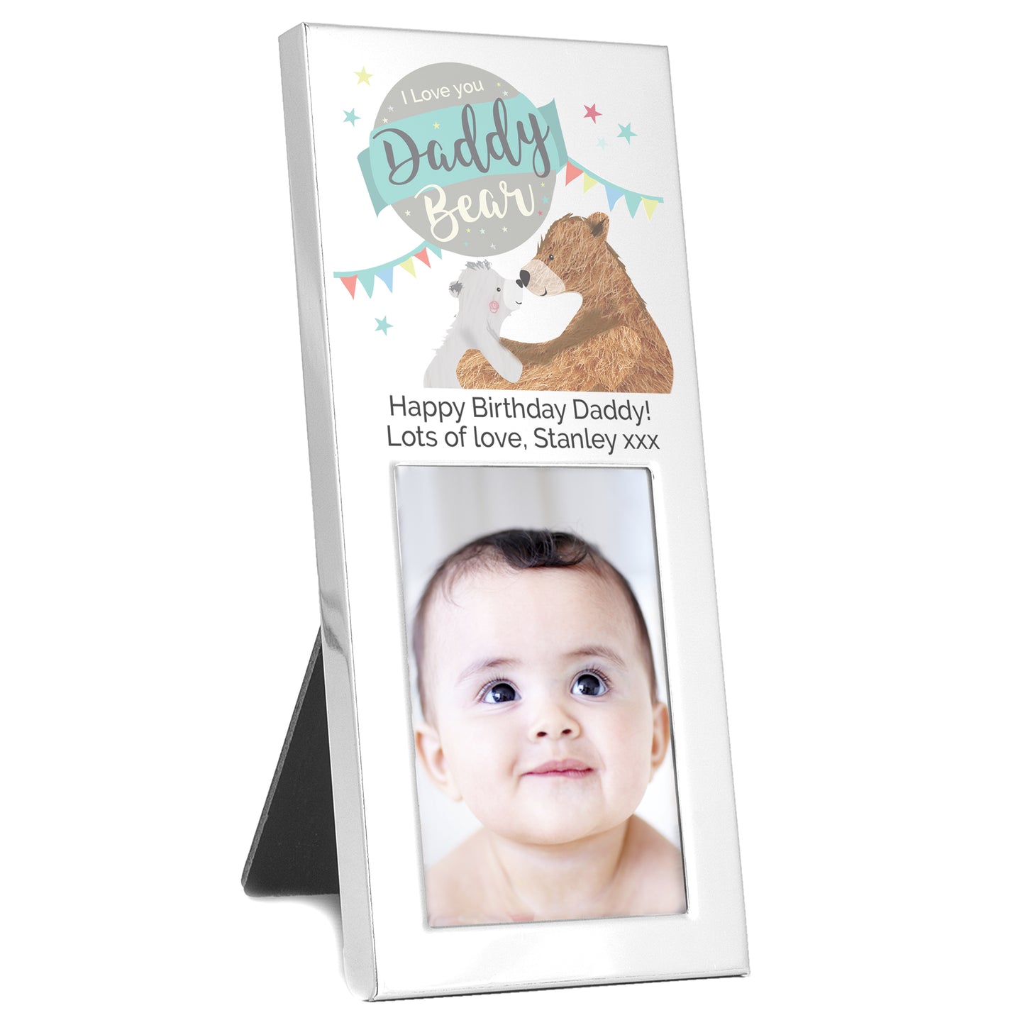 Personalised Daddy Bear 2x3 Photo Frame