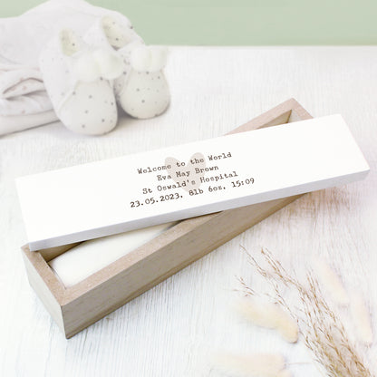 Personalised Free Text Wooden Certificate Holder