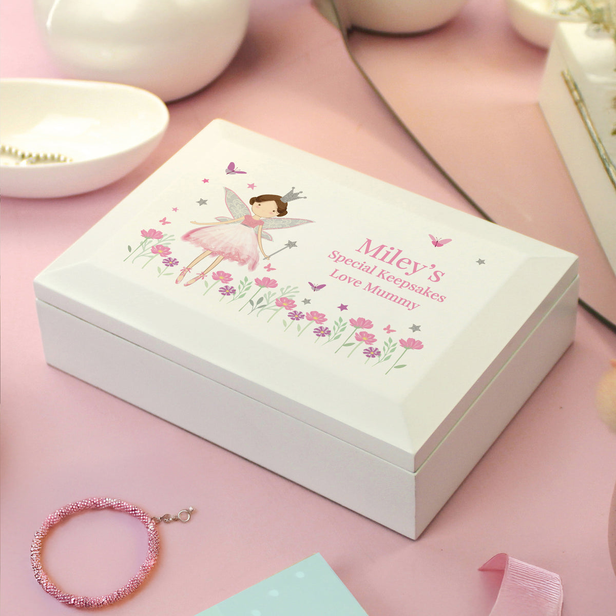 Personalised Fairy Princess Jewellery Box